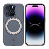 Rvelon iPhone 15 Pro Max Deksel Roterbart Stativ Grå