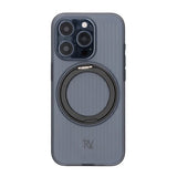 Rvelon iPhone 15 Pro Max Deksel Roterbart Stativ Svart