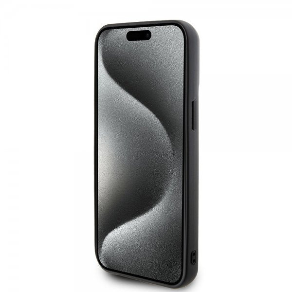 Karl Lagerfeld iPhone 15 Pro Max Deksel 3D Rubber Karl & Choupette Svart