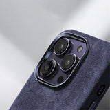 iPhone 15 Pro Max Deksel Alcantara MagSafe Grå