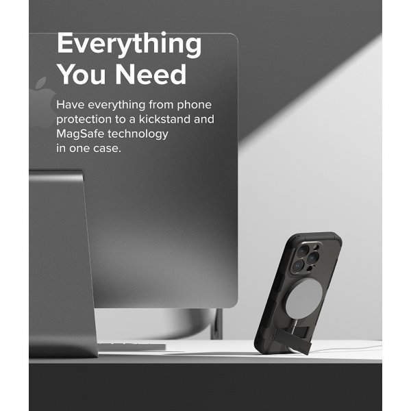 Ringke iPhone 15 Pro Max Deksel Alles MagSafe Gun Metal