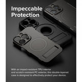 Ringke iPhone 15 Pro Max Deksel Alles MagSafe Gun Metal