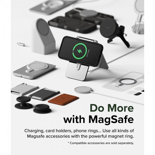 Ringke iPhone 15 Pro Max Deksel Alles MagSafe Gun Metal
