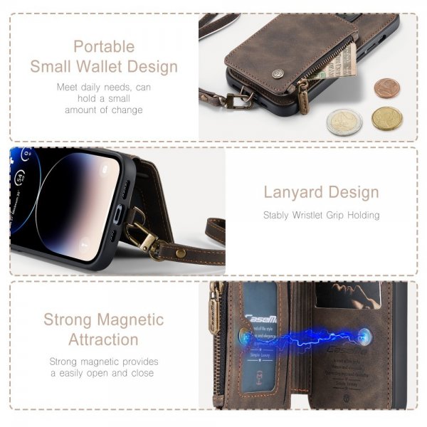 CaseMe iPhone 15 Pro Max Deksel C20 Series Kaffe