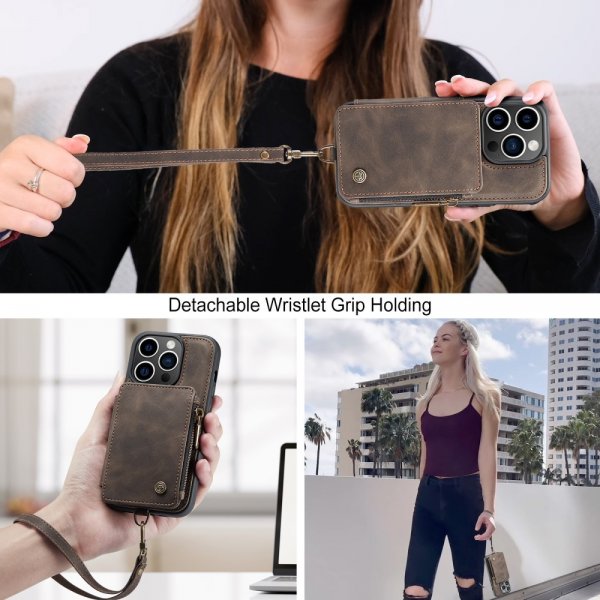 CaseMe iPhone 15 Pro Max Deksel C20 Series Kaffe