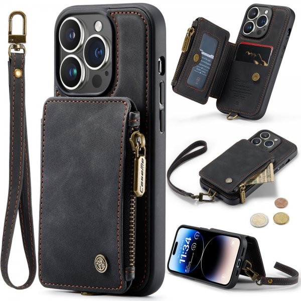 CaseMe iPhone 15 Pro Max Deksel C20 Series Svart