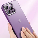 X-Level iPhone 15 Pro Max Deksel Camera Frame Kickstand Lilla
