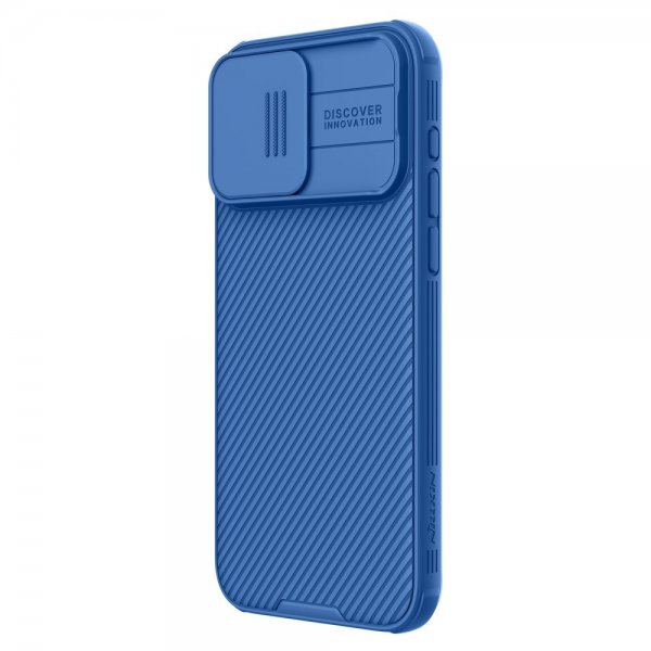 Nillkin iPhone 15 Pro Max Deksel CamShield MagSafe Blå