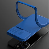 Nillkin iPhone 15 Pro Max Deksel CamShield MagSafe Blå