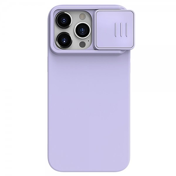 Nillkin iPhone 15 Pro Max Deksel CamShield Silky Lyslilla