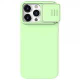 Nillkin iPhone 15 Pro Max Deksel CamShield Silky MagSafe Lysegrønn
