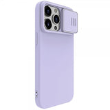 Nillkin iPhone 15 Pro Max Deksel CamShield Silky MagSafe Lyslilla
