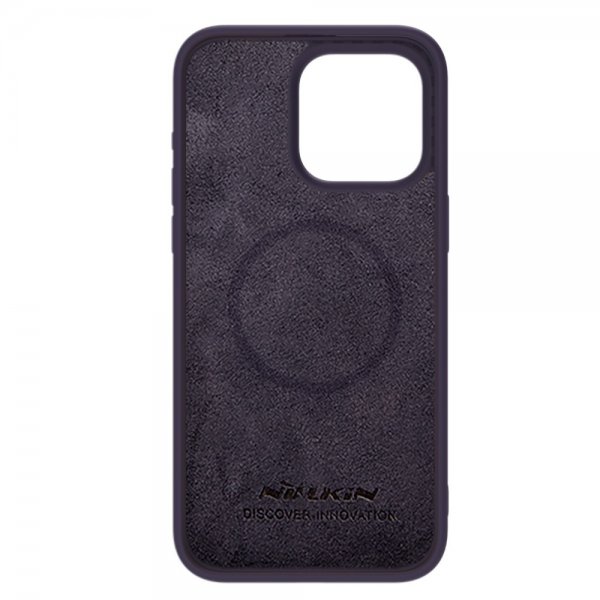 Nillkin iPhone 15 Pro Max Deksel CamShield Silky MagSafe Mørklilla