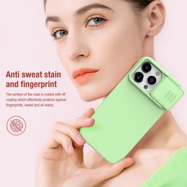 Nillkin iPhone 15 Pro Max Deksel CamShield Silky Mørkeblå