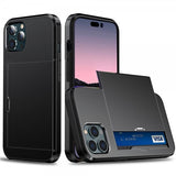 iPhone 15 Pro Max Deksel Card Slide Svart