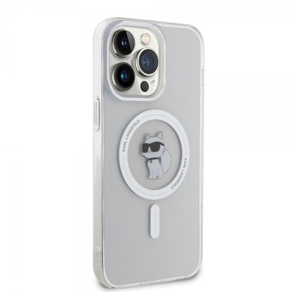 Karl Lagerfeld iPhone 15 Pro Max Deksel Choupette MagSafe Transparent