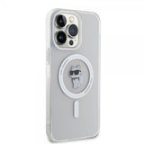 Karl Lagerfeld iPhone 15 Pro Max Deksel Choupette MagSafe Transparent