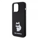 Karl Lagerfeld iPhone 15 Pro Max Deksel Choupette NFT Svart