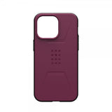 Urban Armor Gear (UAG) iPhone 15 Pro Max Deksel Civilian MagSafe Bordeaux