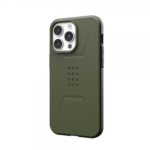 Urban Armor Gear (UAG) iPhone 15 Pro Max Deksel Civilian MagSafe Olive Drab