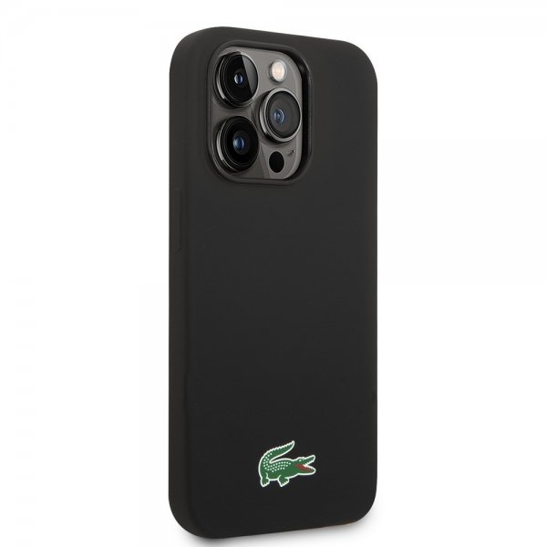 Lacoste iPhone 15 Pro Max Deksel Croc Logo MagSafe Svart