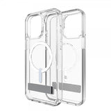 Zagg iPhone 15 Pro Max Deksel Crystal Palace Snap Kickstand Clear