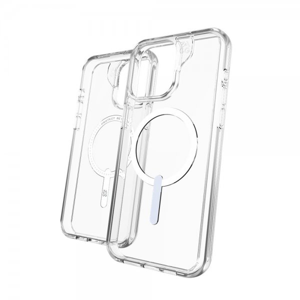 Zagg iPhone 15 Pro Max Deksel Crystal Palace Snap Transparent