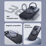 Baseus iPhone 15 Pro Max Deksel CyberLoop MagSafe Svart