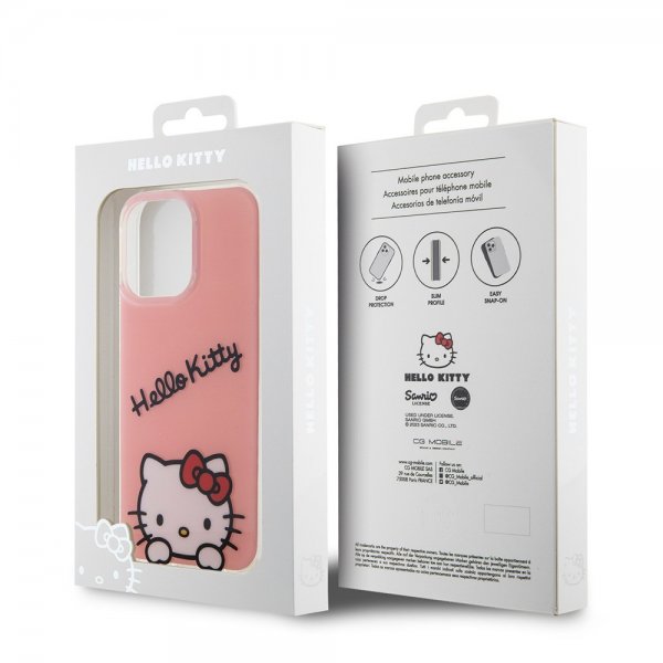 Hello Kitty iPhone 15 Pro Max Deksel Daydreaming Crossbody Rosa