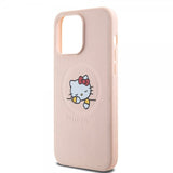 Hello Kitty iPhone 15 Pro Max Deksel Debossed Logo MagSafe Rosa