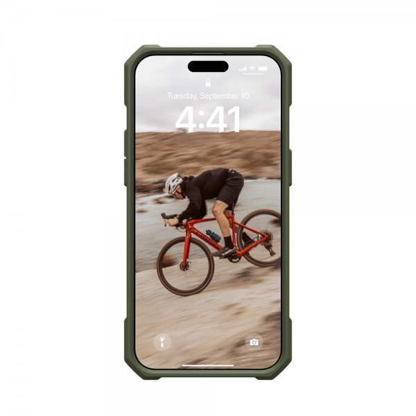 Urban Armor Gear (UAG) iPhone 15 Pro Max Deksel Essential Armor MagSafe Olive Drab