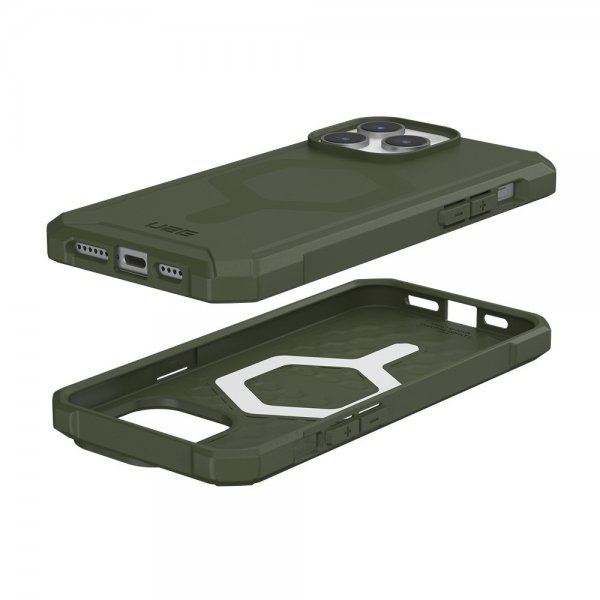 Urban Armor Gear (UAG) iPhone 15 Pro Max Deksel Essential Armor MagSafe Olive Drab