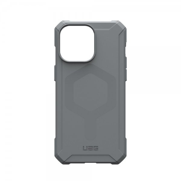 Urban Armor Gear (UAG) iPhone 15 Pro Max Deksel Essential Armor MagSafe Sølv