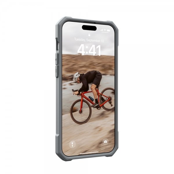 Urban Armor Gear (UAG) iPhone 15 Pro Max Deksel Essential Armor MagSafe Sølv