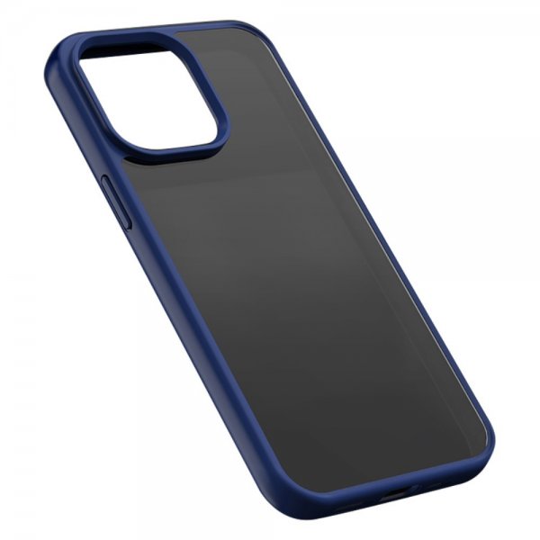 X-Level iPhone 15 Pro Max Deksel Frosted Bakside Blå