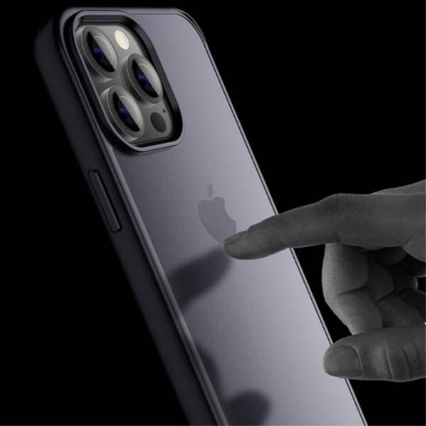 X-Level iPhone 15 Pro Max Deksel Frosted Bakside Blå