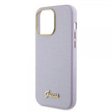 Guess iPhone 15 Pro Max Deksel Full Glitter Wrapped Lilac