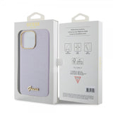 Guess iPhone 15 Pro Max Deksel Full Glitter Wrapped Lilac