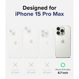 Ringke iPhone 15 Pro Max Deksel Fusion Clear
