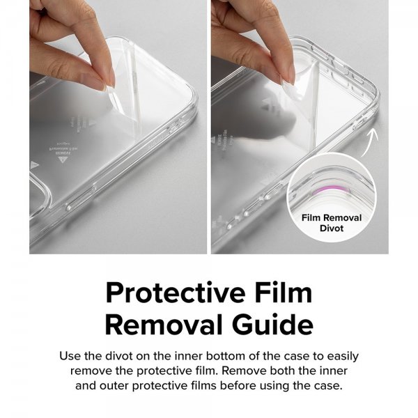 Ringke iPhone 15 Pro Max Deksel Fusion Clear
