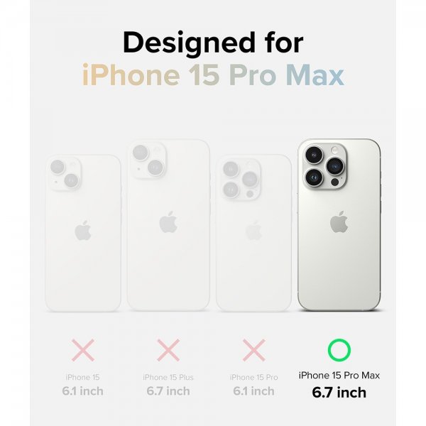 Ringke iPhone 15 Pro Max Deksel Fusion Design Seoul