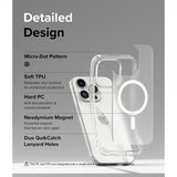 Ringke iPhone 15 Pro Max Deksel Fusion Magnetic Matte Clear