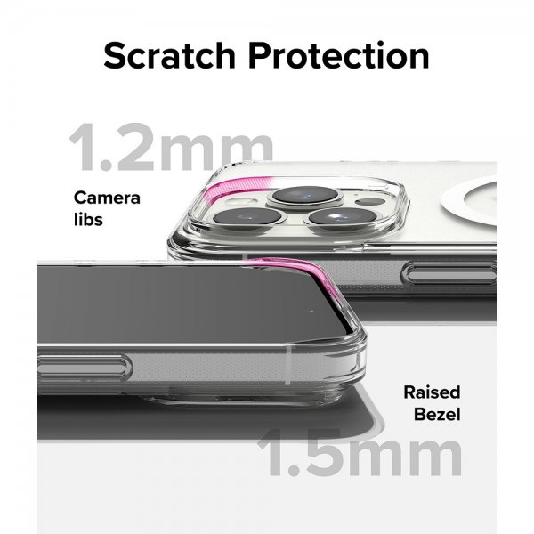 Ringke iPhone 15 Pro Max Deksel Fusion Magnetic Matte Clear