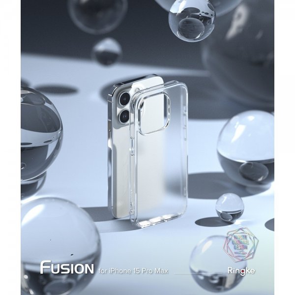 Ringke iPhone 15 Pro Max Deksel Fusion Matte Clear