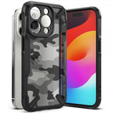 Ringke iPhone 15 Pro Max Deksel Fusion X Design Camo Black