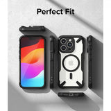 Ringke iPhone 15 Pro Max Deksel Fusion X Magnetic Matte Black