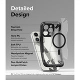 Ringke iPhone 15 Pro Max Deksel Fusion X Magnetic Matte Black