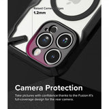 Ringke iPhone 15 Pro Max Deksel Fusion X Magnetic Matte Black