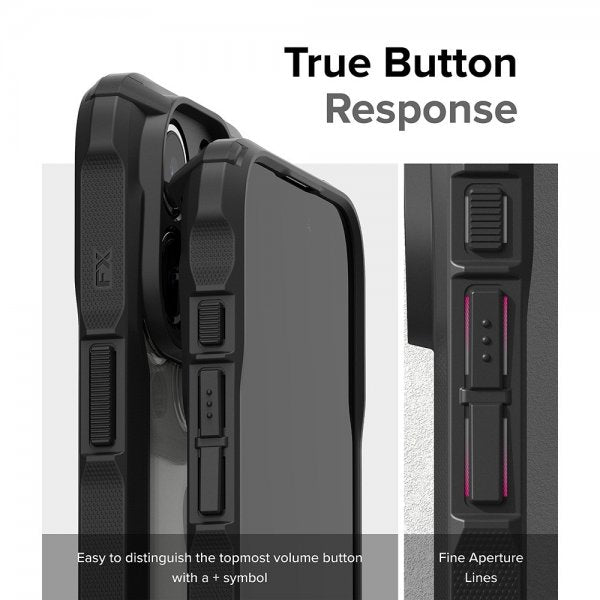 Ringke iPhone 15 Pro Max Deksel Fusion X Svart