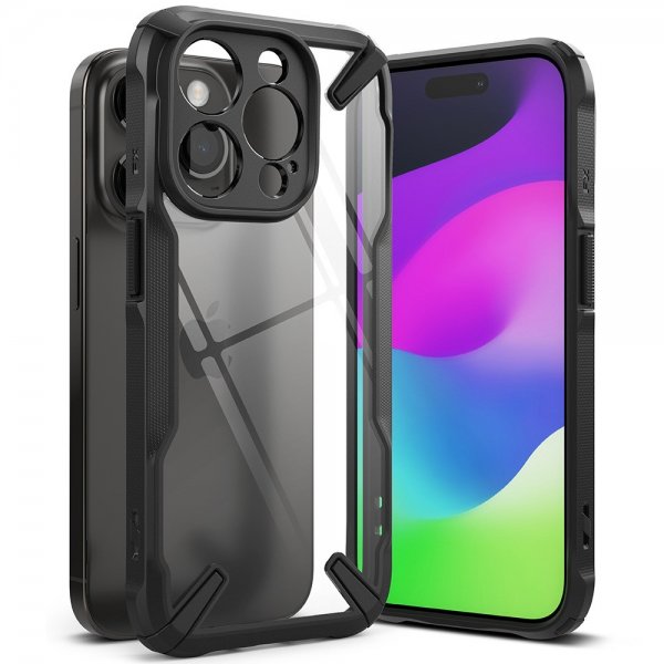 Ringke iPhone 15 Pro Max Deksel Fusion X Svart